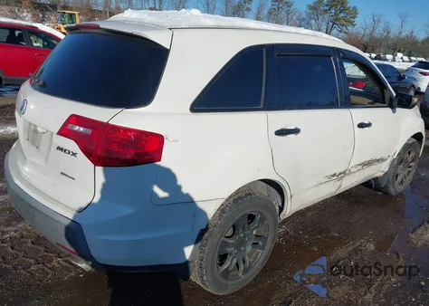 2008 Acura Mdx Technology Package from USA, damaged, VIN 2HNYD28648H548192